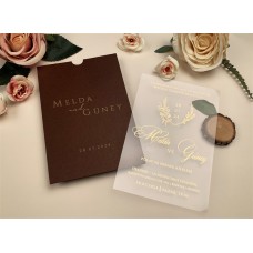 Elite Davetiye 85872 Şeffaf Asetatlı